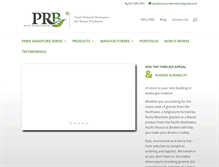 Tablet Screenshot of pacificresourcebrokers.com